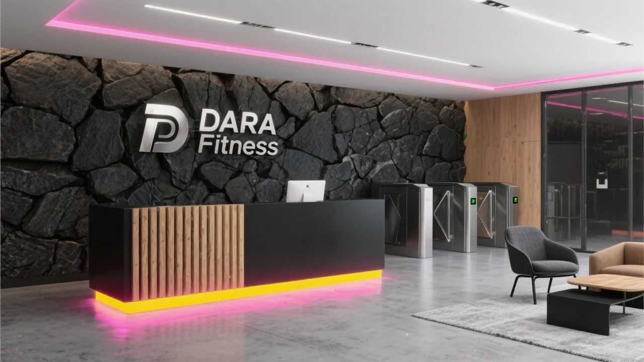 Recepción y lobby (render)